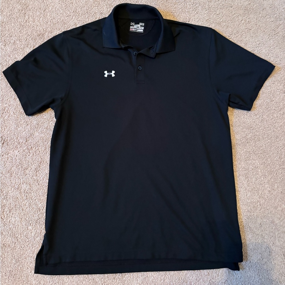 Under Armour Black Loose Fit polo